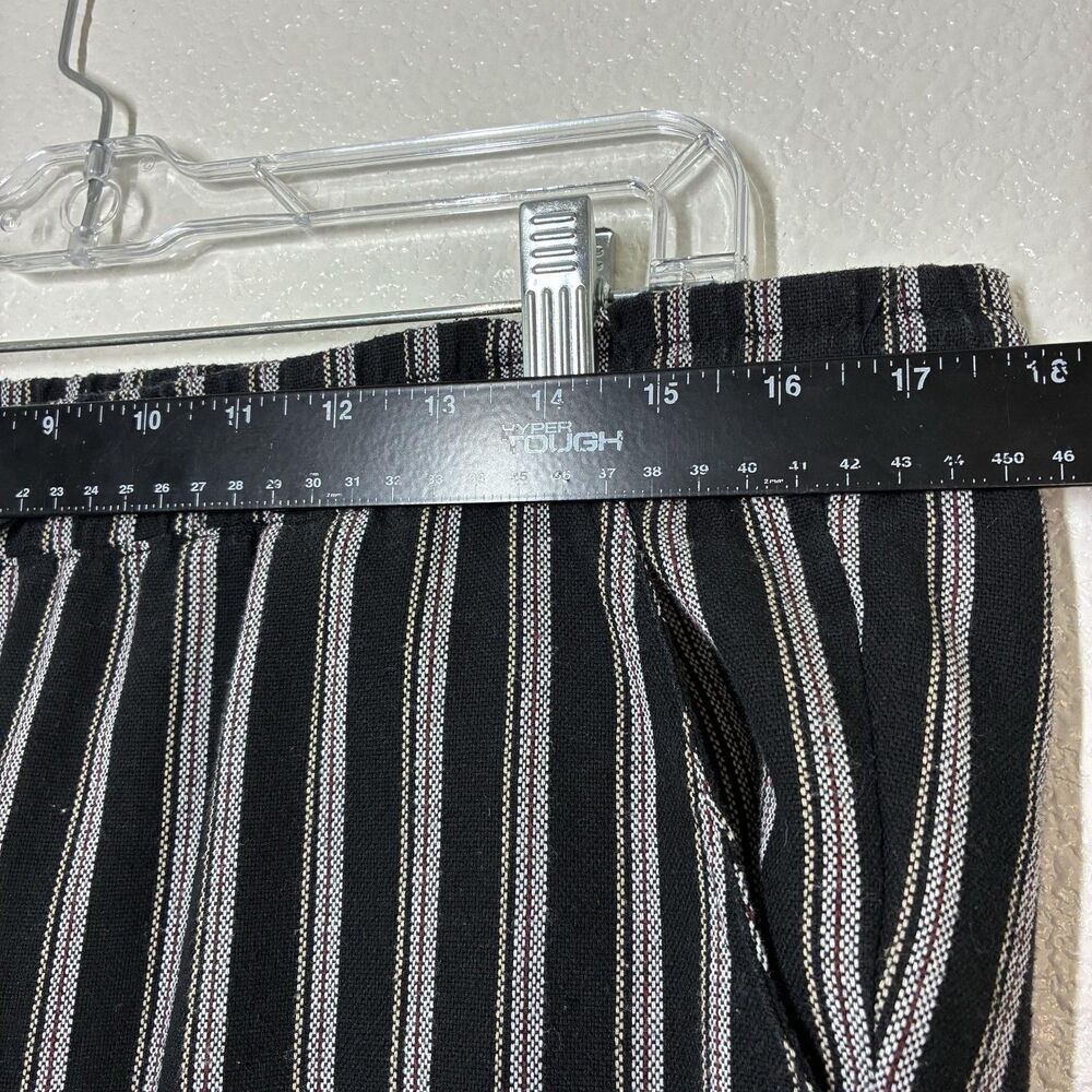 KUT From The Kloth cotton Pull On jogers M Black Stripe Ankle Elastic Waist - Picture 6 of 14